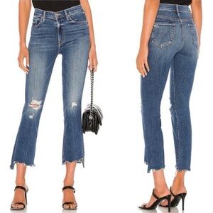 MOTHER The Insider Crop Step Chew Jean